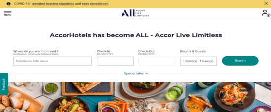 Accor Hotels Official Website