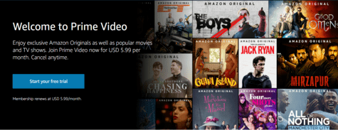 Get Access To Prime Videos From Amazon Prime