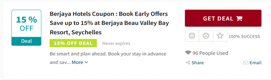 Promo Berjaya Hotels Code