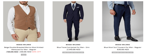 Shop Men Suits at Boggi Milano