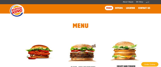 Burger King Official Website