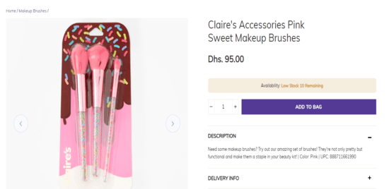 Claire’s Products