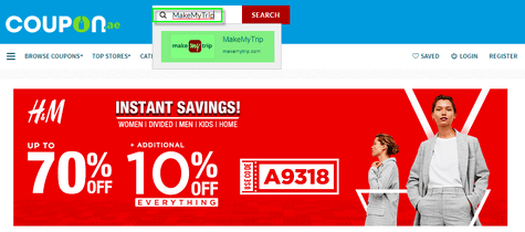 MakemyTrip Coupon.ae