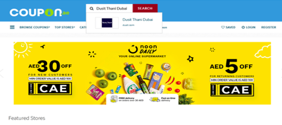 Dusit Thani Dubai Search Store