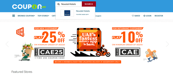 Novotel Hotels Search Store