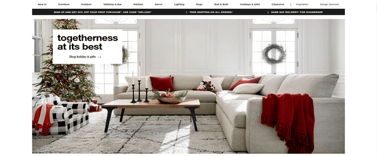 Crate and Barrel Official Website