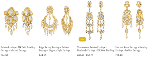 Danish Jewellers Fashion Earrings 