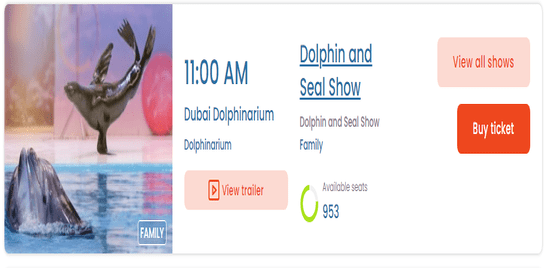 Products of Dolphinarium