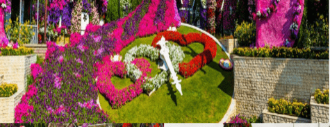 Dubai Miracle Garden Floral Clock
