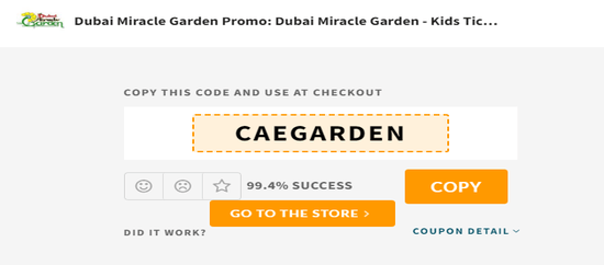 Copy Dubai Miracle Garden Code