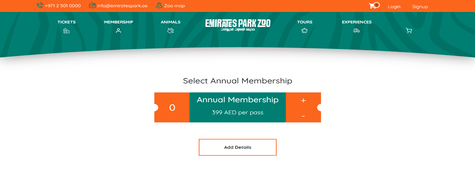 Emirates Park Zoo & Resort  Membership