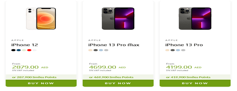 Buy Devices From Etisalat Web Store