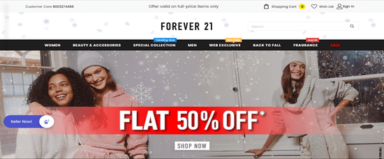 Forever21 Official Website