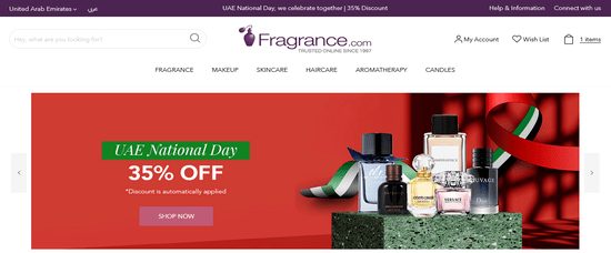 Fragrance Official Website