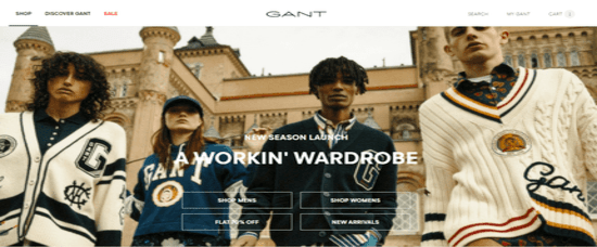 Gant Website