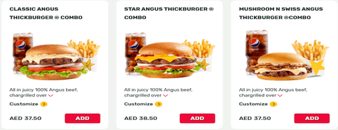 Hardee’s Angus Thick Burgers