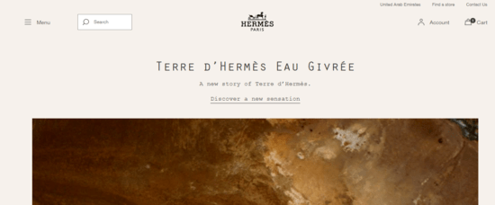 Hermès Official website