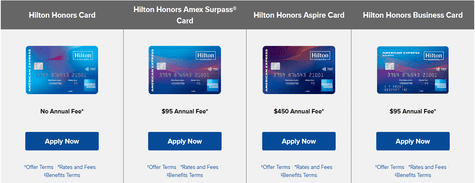 Hilton Credit Cards