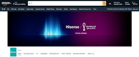 Hisense Official Website