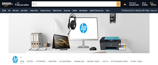 HP Official Website