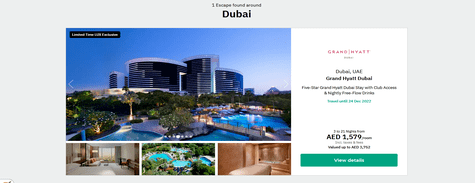 Luxury Escapes Grand Hyatt Dubai