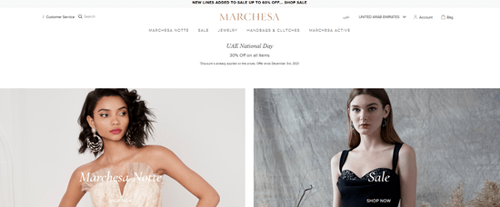 Marchesa Official Website