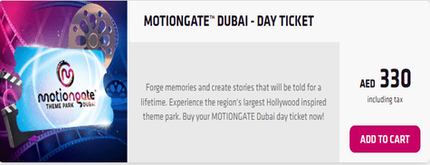 Motiongate Day Ticket