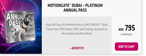 Motiongate Platinum Annual Pass