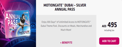 Motiongate Silver Annual Pass