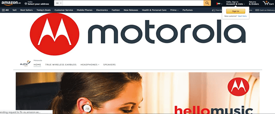 Motorola Official Website