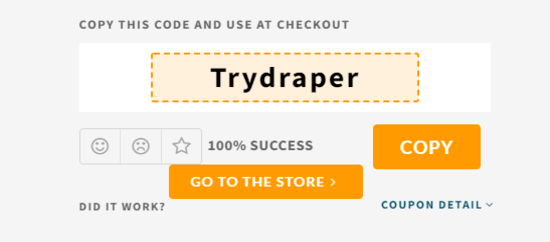 Mr.Draper Voucher Code