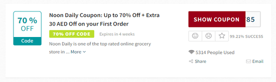 Noon Grocery Promo Codes