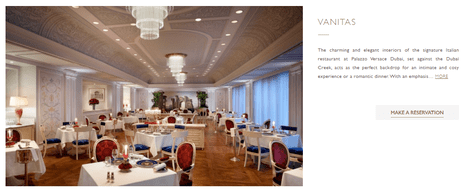 Palazzo Versace Restaurants