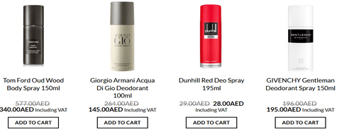 Perfume UAE MEN Deodorants