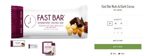 Prolon Fast Bar Nuts & Dark Cocoa