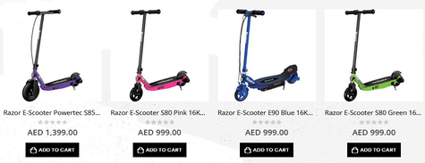 Razor Scooters for kids