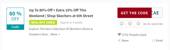 Show Skechers Promo Code