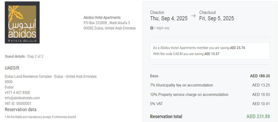 Apply Abidos Hotel Promo