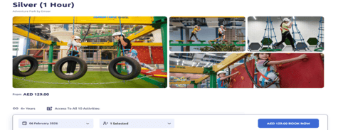 Adventure Park by Emaar Silver Pass
