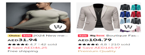 AliExpress Men’s Clothing