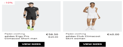 All For Padel Clothes