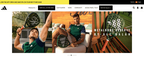All For Padel Website