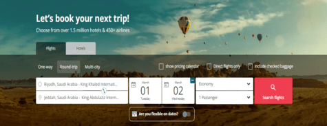Book Flights With Almosafer