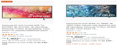 Amazon TV, Appliances & Electronics
