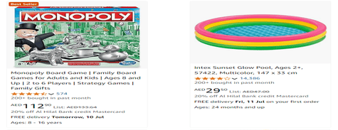 Amazon Toys, Games & Baby Products