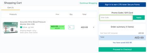 Aster Promo Code
