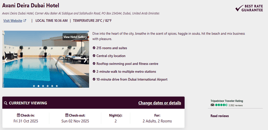 Avani Hotels Product