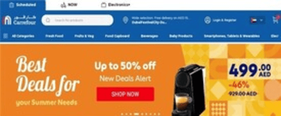 Carrefour Website