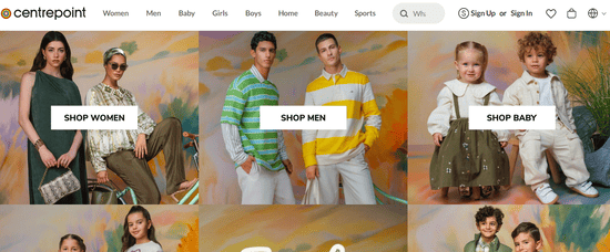 Centrepoint Website