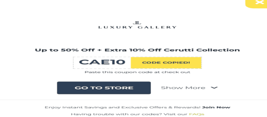 Cerruti 1881 Copy Promo